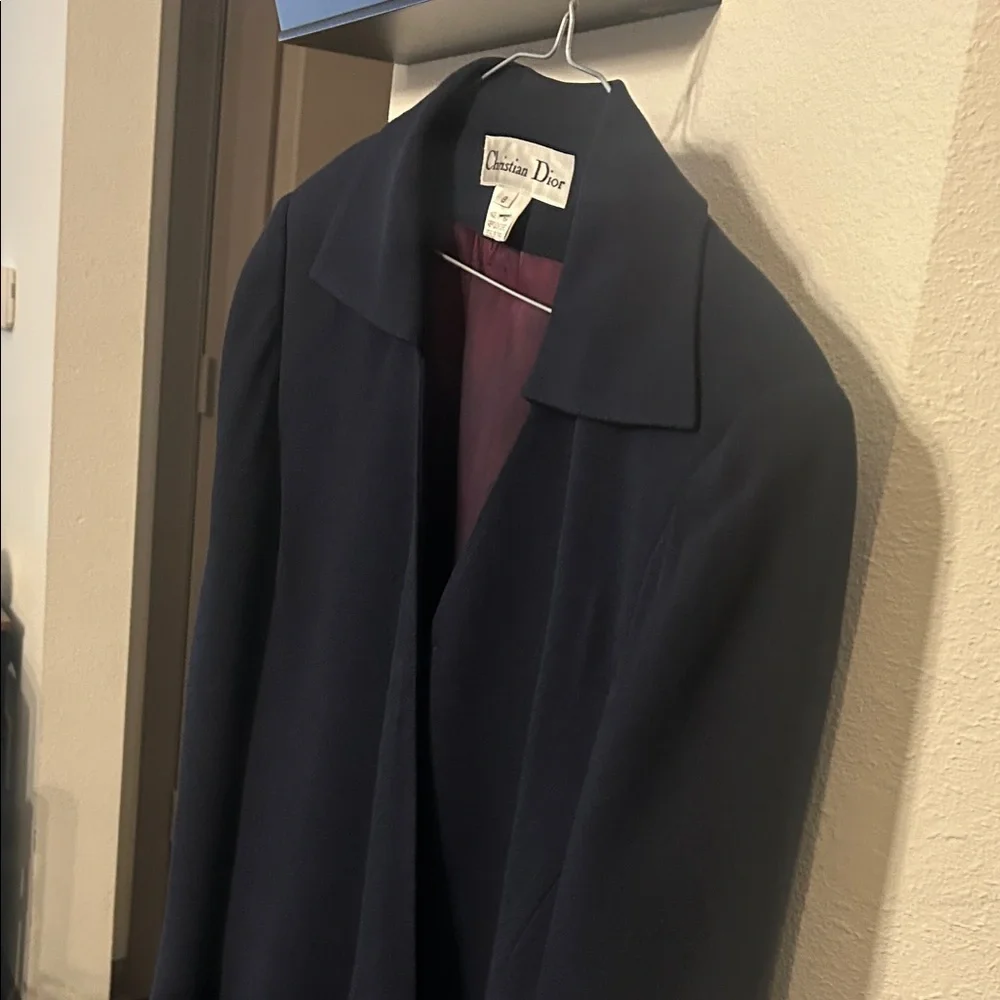 Early 1990s Christian Dior blazer with sleek wrap